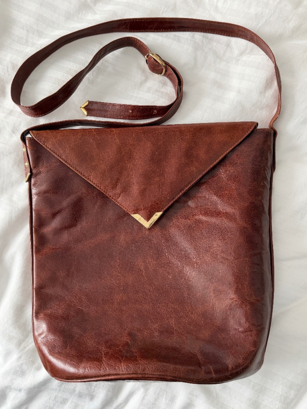 La Vallée - Brown Crossbody Leather Bag